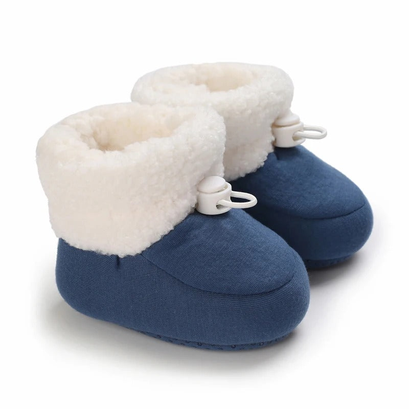 Bottines D’Hiver Bébé En Coton Doux 0 À 18 Mois