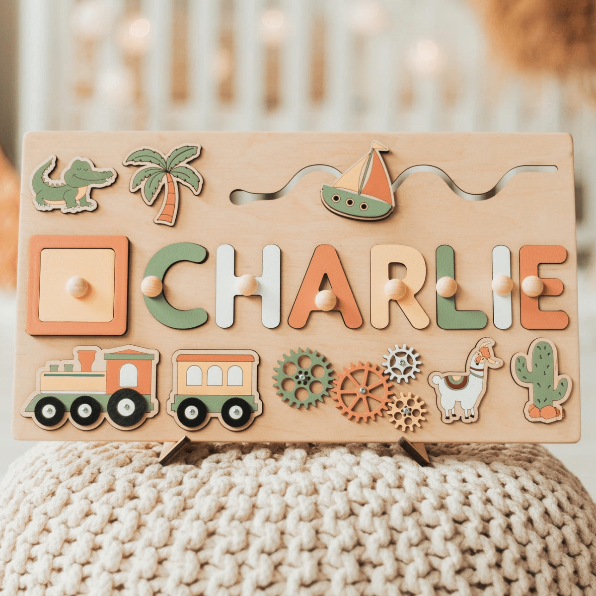Casse - tête en Bois Personnalisé - Enfant Joyeux FR