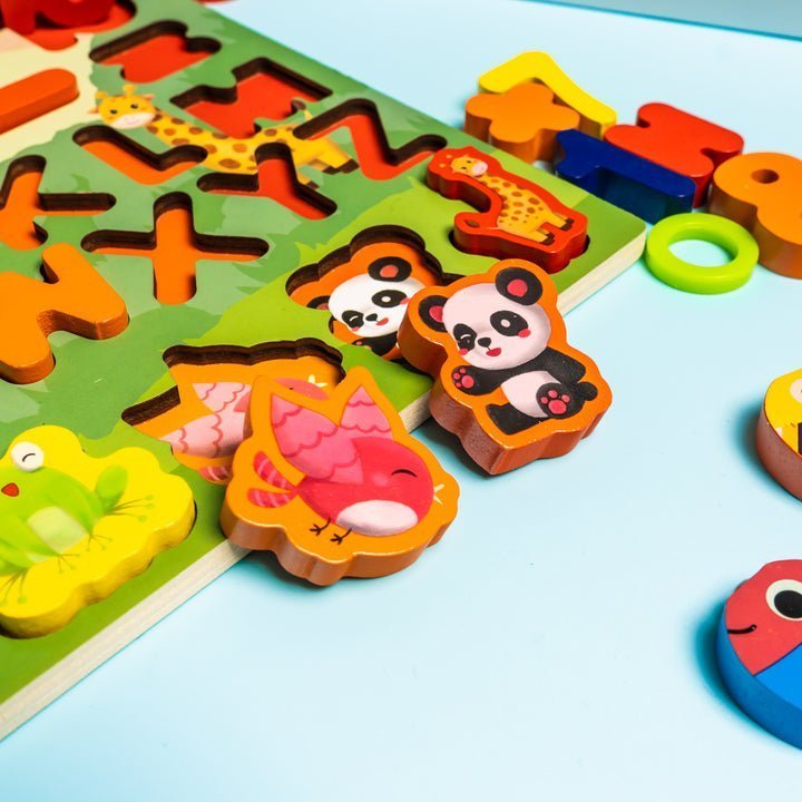Casse - tête Montessori en Bois - Enfant Joyeux FR