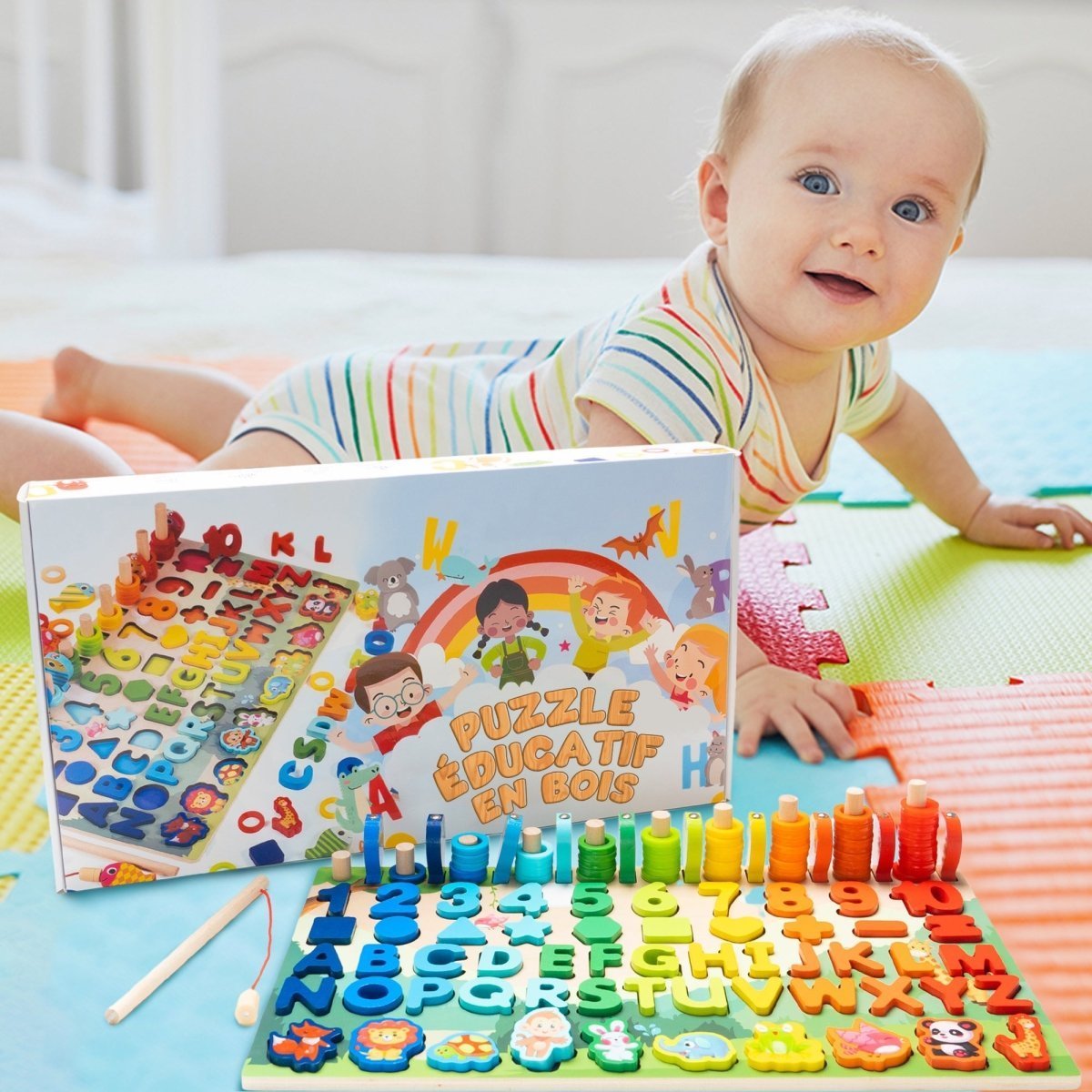 Casse - tête Montessori en Bois - Enfant Joyeux FR