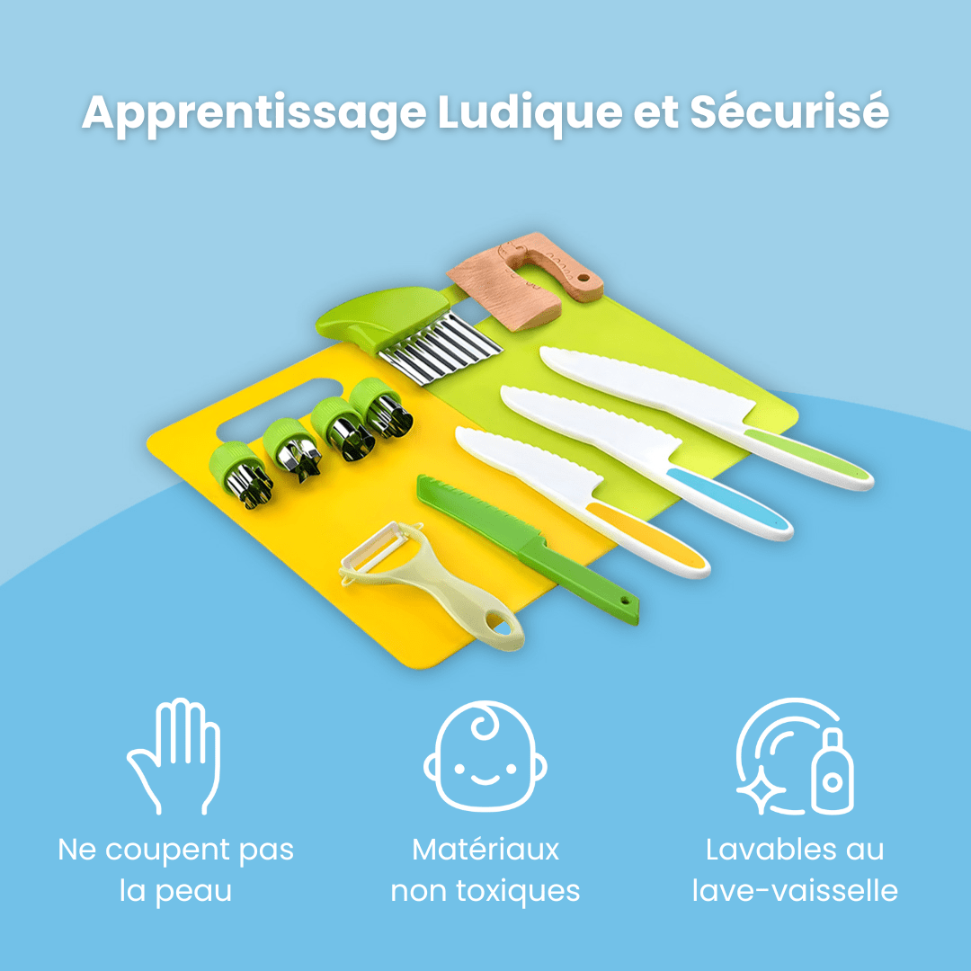 Ensemble de Cuisine Montessori 13 pièces - Enfant Joyeux FR