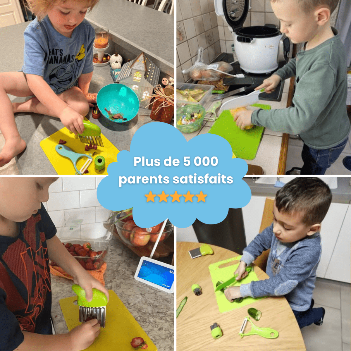 Ensemble de Cuisine Montessori 13 pièces - Enfant Joyeux FR