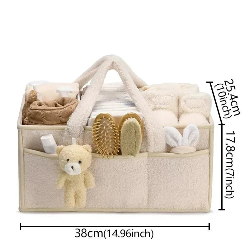 Panier De Rangement Bébé Avec Poignées 38 25 5 18 cm