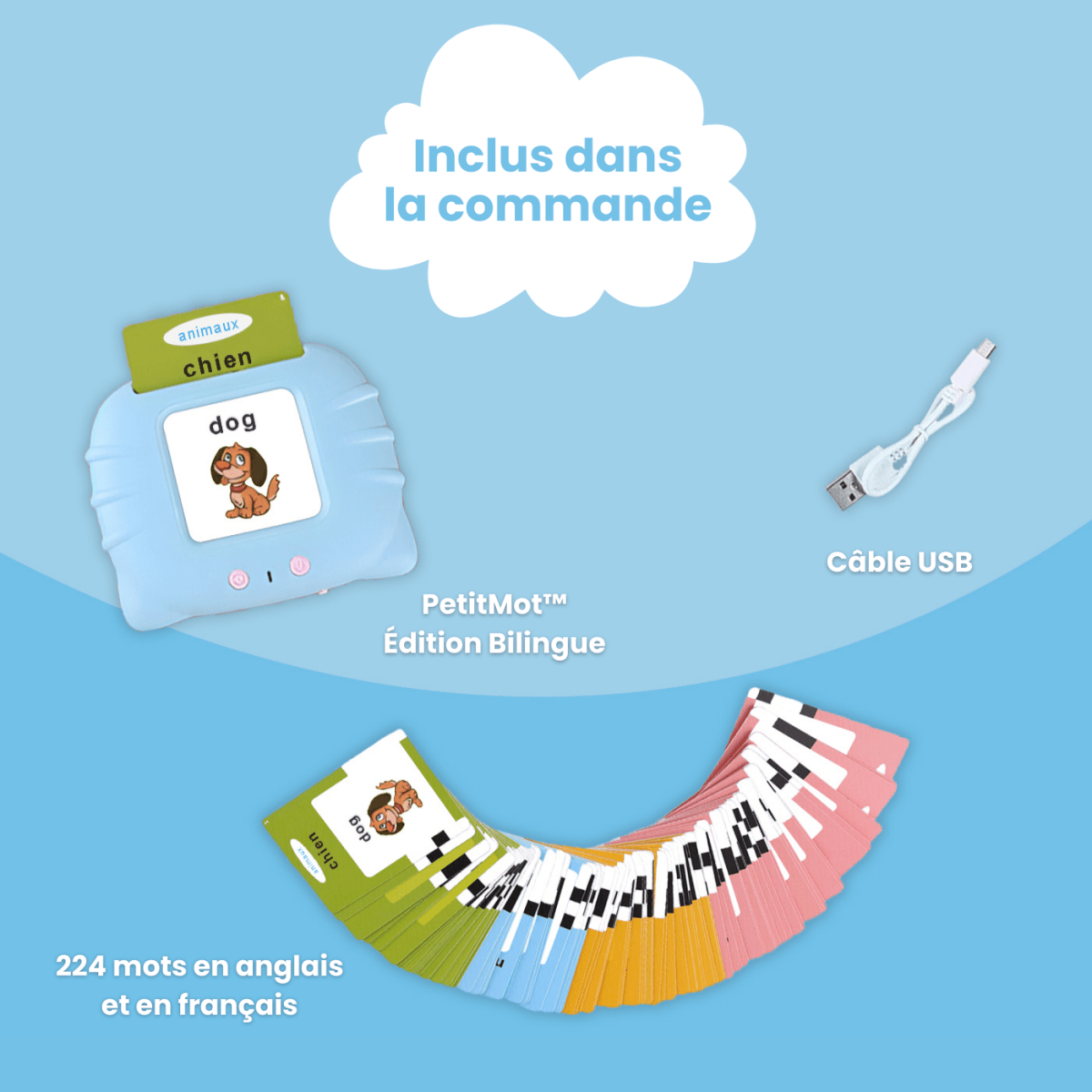 PetitMot™ | Édition Bilingue - Enfant Joyeux FR