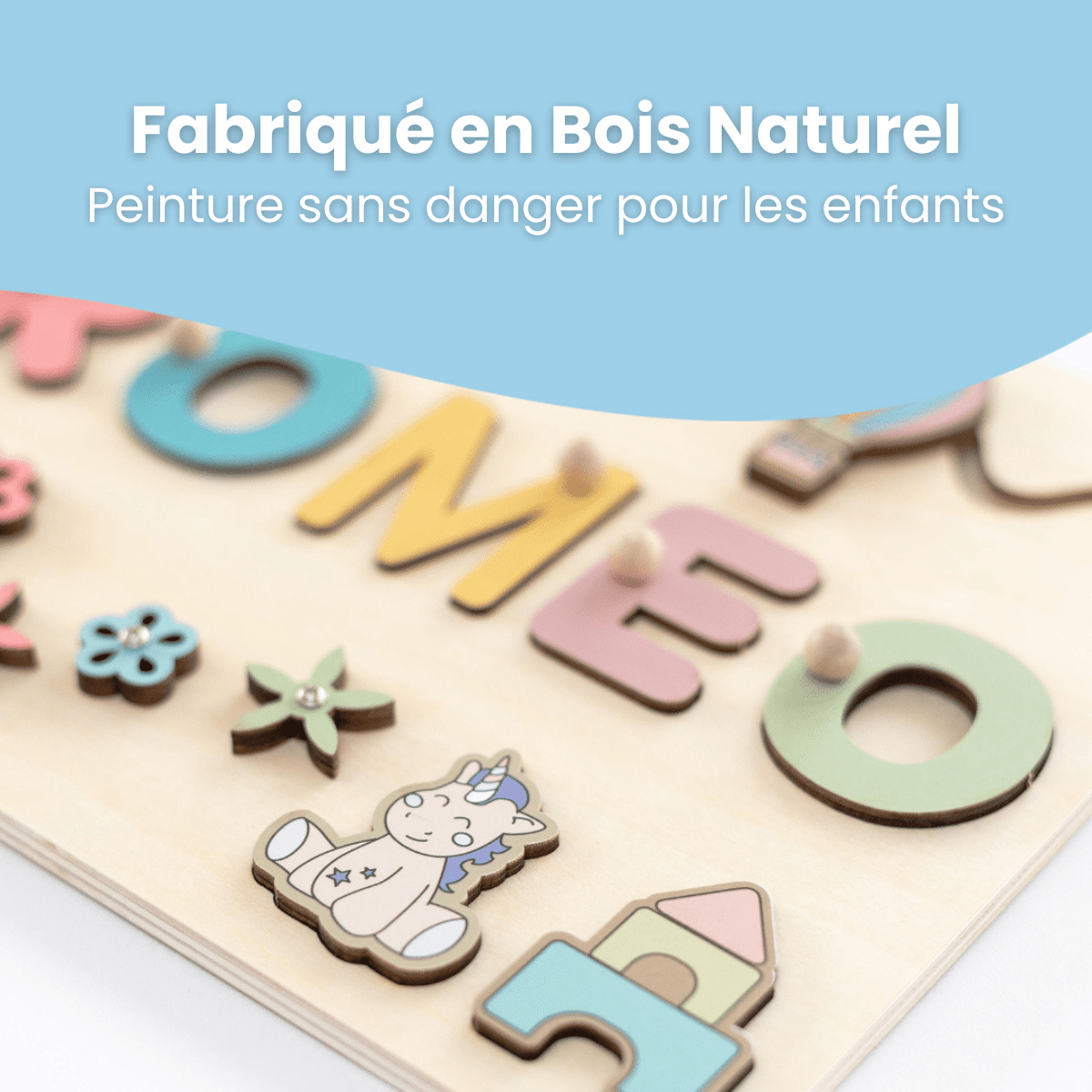 Puzzle en Bois Personnalisé - Enfant Joyeux FR