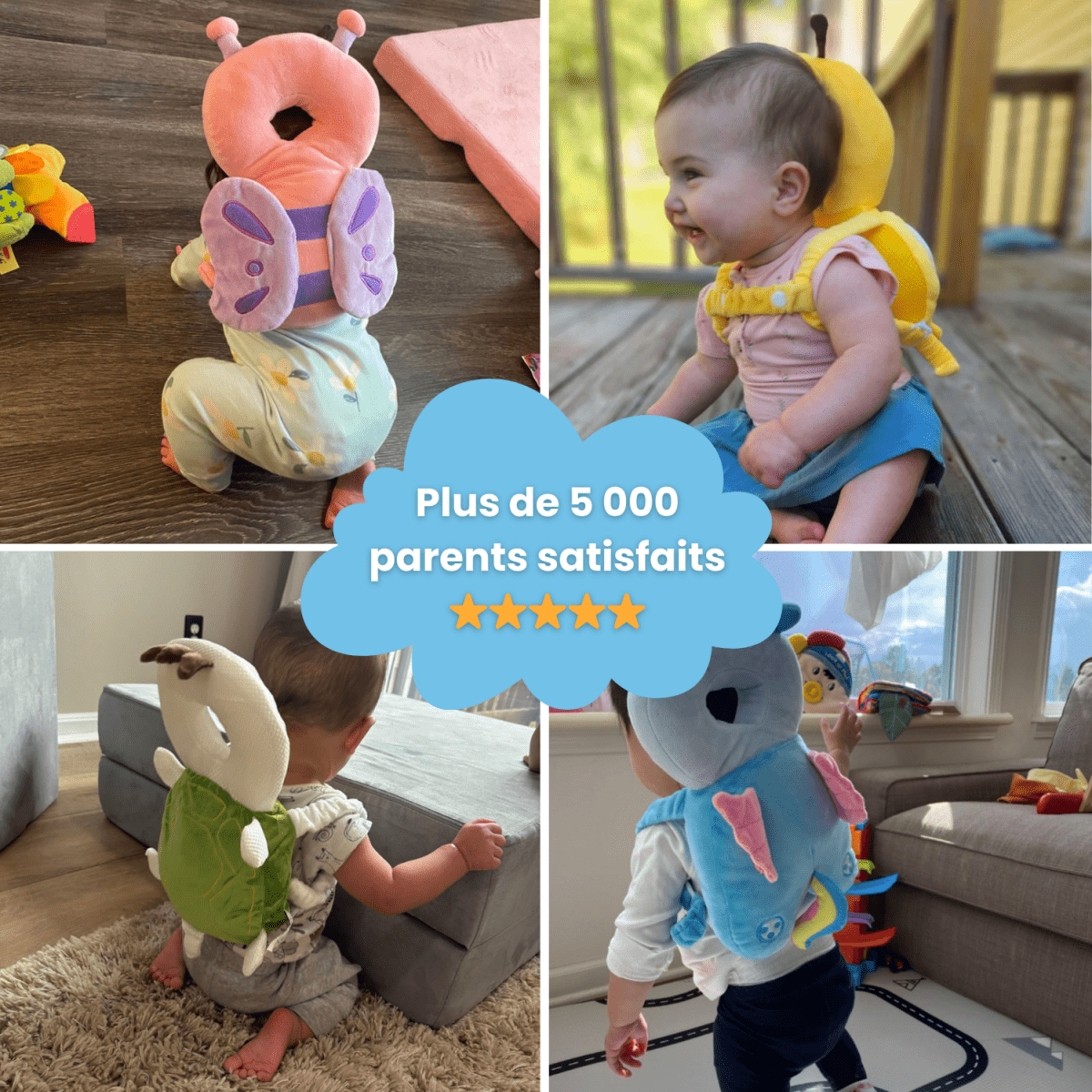 SécuriTête™ – Protection pour Enfants - Enfant Joyeux FR