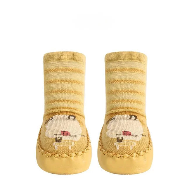 Chaussures Chaussettes Bébé Antidérapantes À Motifs Animaux