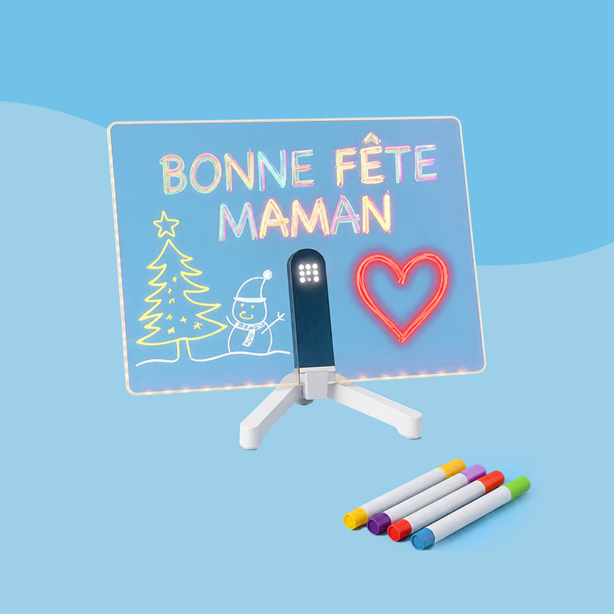 Tableau de dessin lumineux à DEL