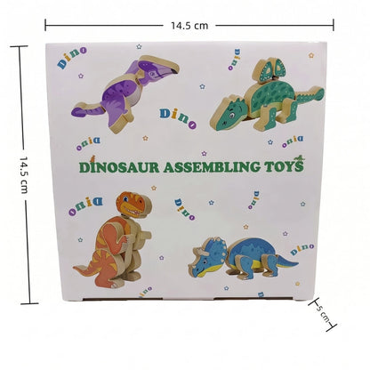 Jeu éducatif de construction dinosaure pour développer la motricité