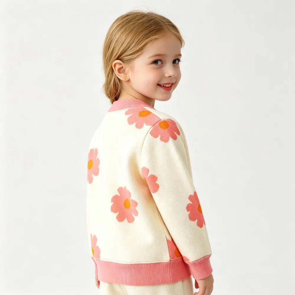 Cardigan enfant coloré adapté aux journées fraîches