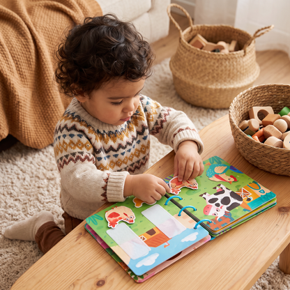 Livre Montessori Interactif sur les Métiers pour Enfants