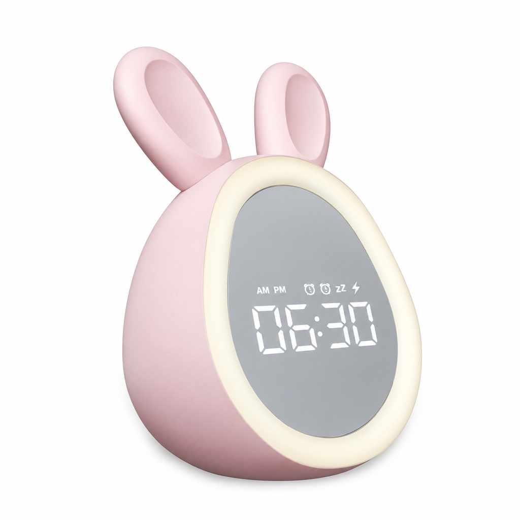 Réveil Enfant Numérique Avec Veilleuse Lapin