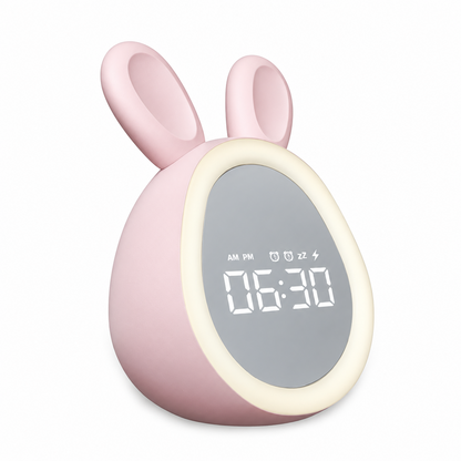 Réveil Enfant Numérique Avec Veilleuse Lapin