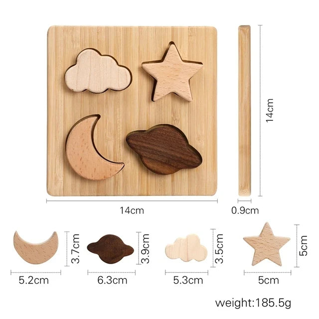 Puzzle En Bois 3D Animaux De La Forêt