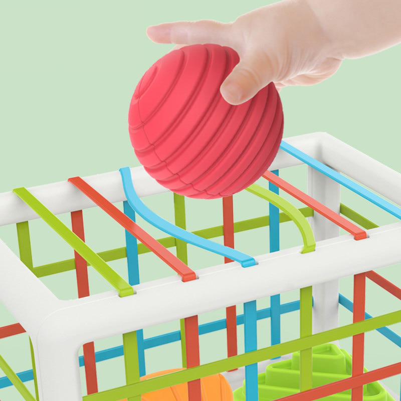 Activités sensorielles et ludiques réunies dans une boîte Montessori