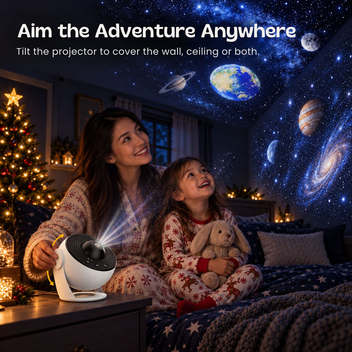 Projecteur pour enfants utilisé pendant le rituel du coucher