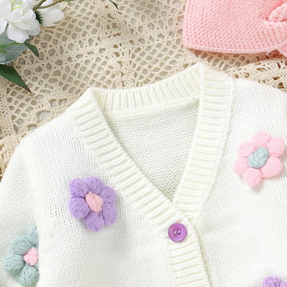 Vue complète de la tenue bébé avec accessoires assortis