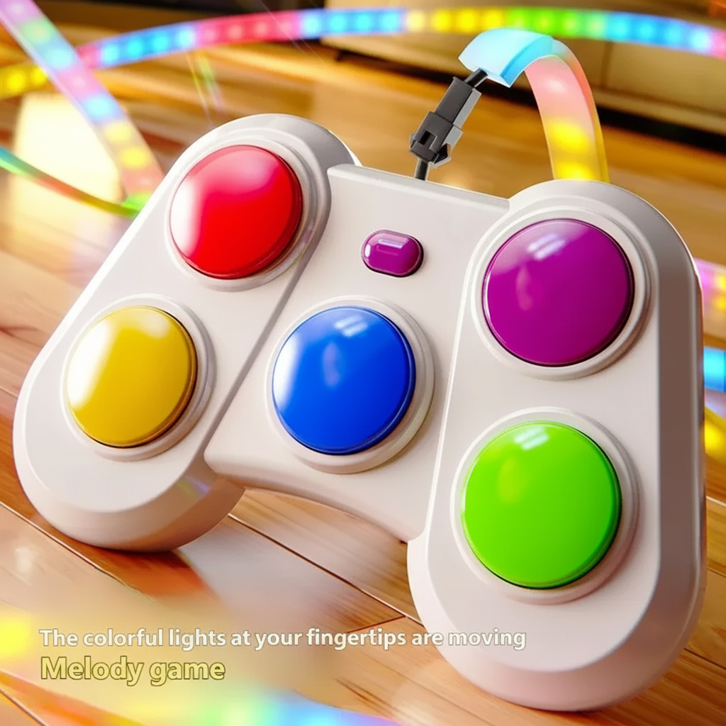 Jeu de réflexes lumineux présenté sous plusieurs angles