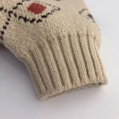 Pull tricoté pour enfant au style décontracté