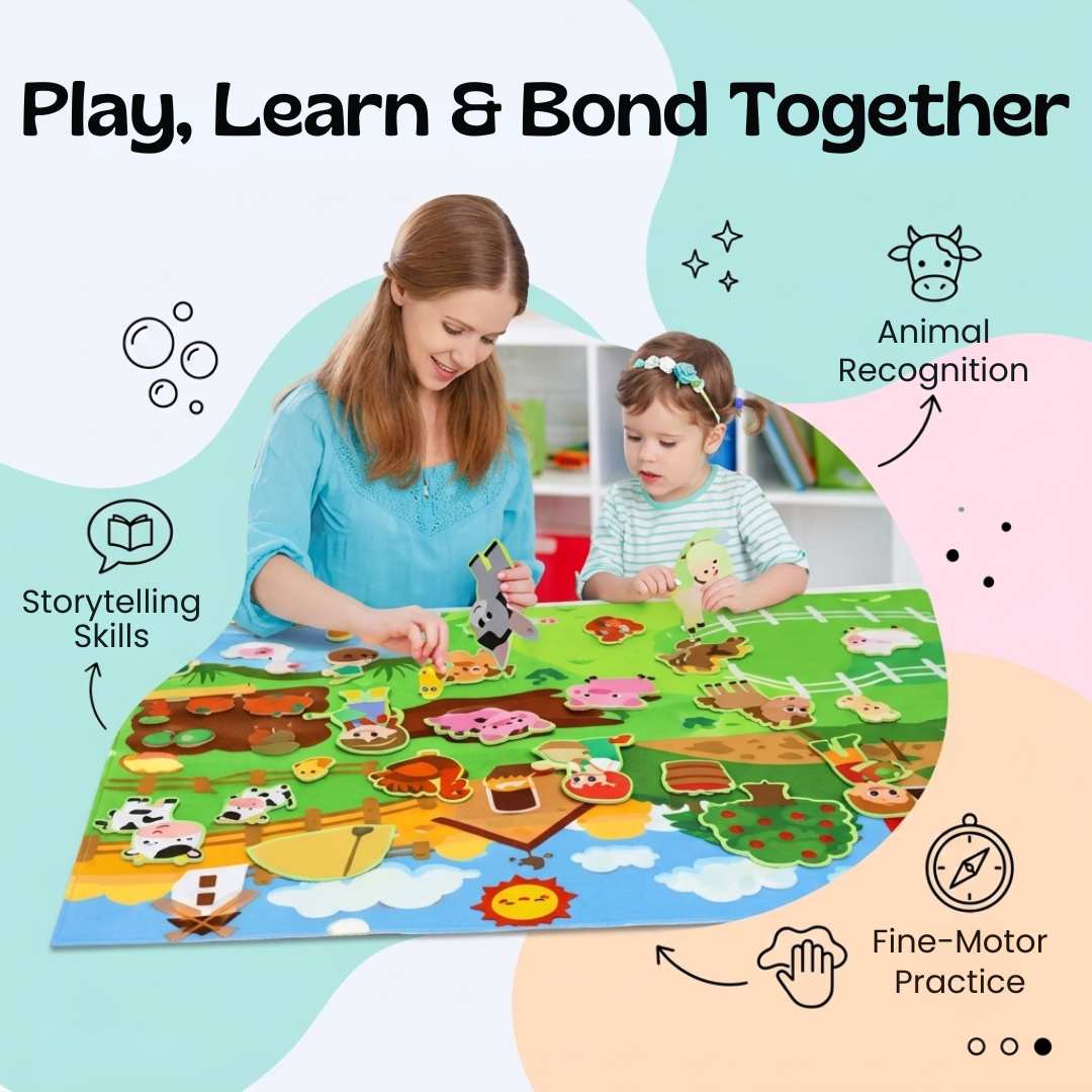 Tableau sensoriel adapté aux jeux d’éveil et à l’apprentissage précoce