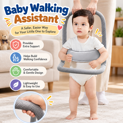 Harnais de l’aide à la marche pour bébé, conçu pour accompagner les premiers pas.