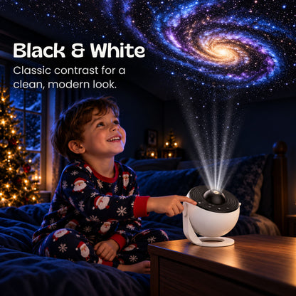 Projecteur de ciel étoilé pour enfants posé dans une chambre