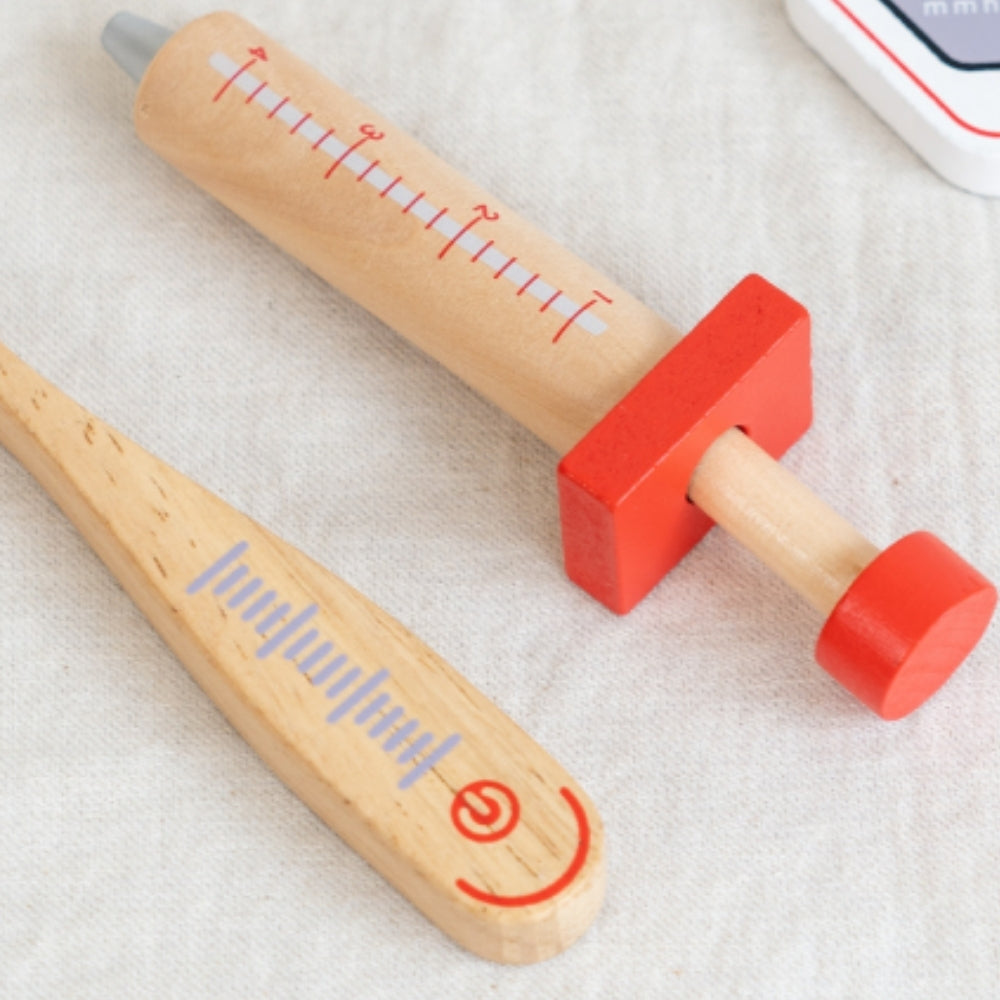 Jeu d’imitation médicale en bois pour enfant