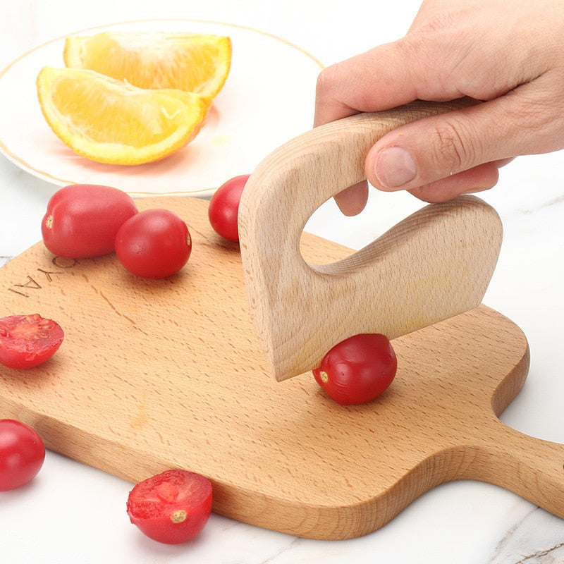 Couteau Montessori en bois conçu pour les enfants