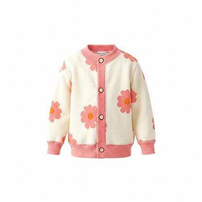 Gilet Tricoté Enfant À Motifs Colorés