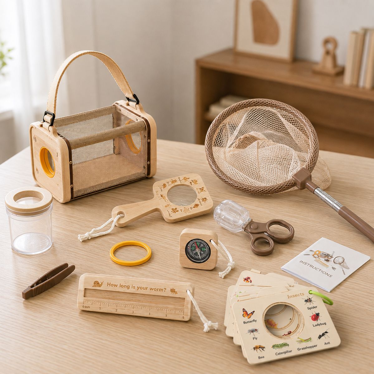 Kit d’exploration des insectes pour enfants présenté en vue principale