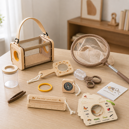 Kit d’exploration des insectes pour enfants présenté en vue principale