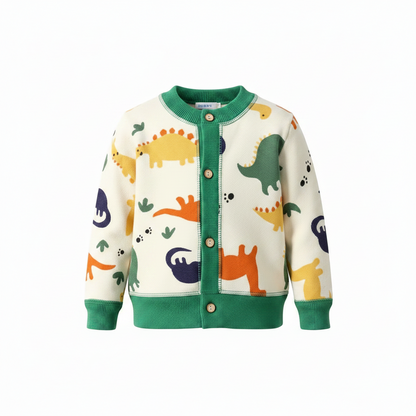 Gilet Tricoté Enfant À Motifs Colorés