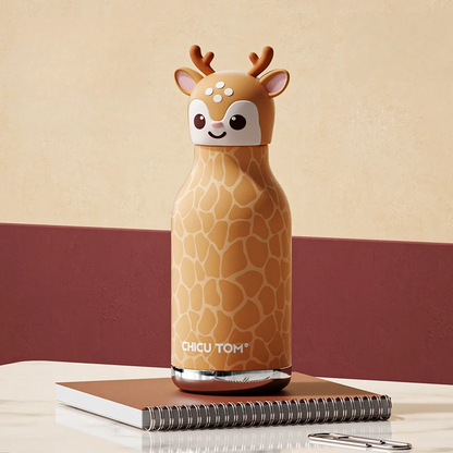 Gourde Isotherme Enfant En Inox Avec Motif Animal