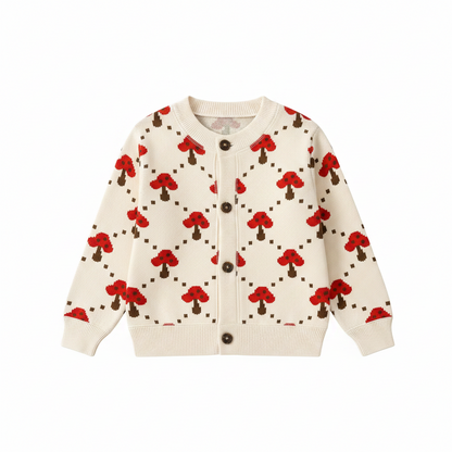 Gilet Tricoté Enfant À Motifs Colorés