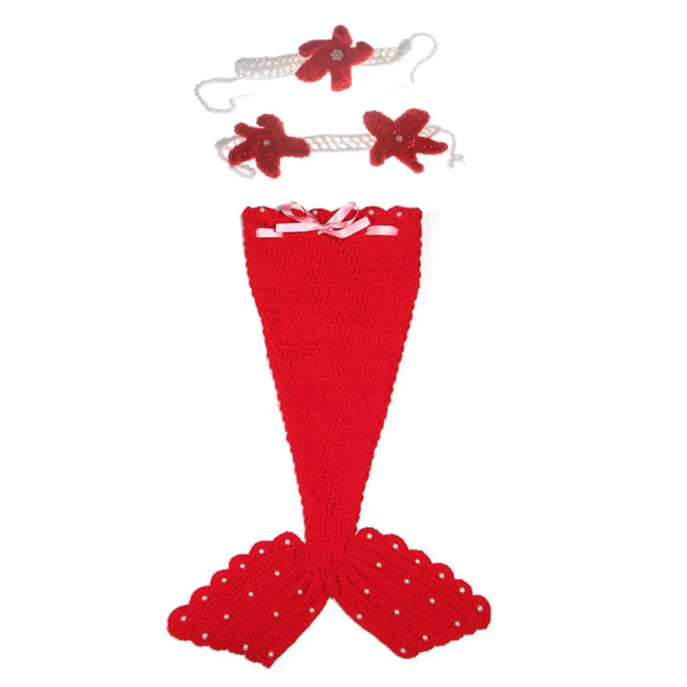Costume De Sirène Pour Bébé Queue Tricotée