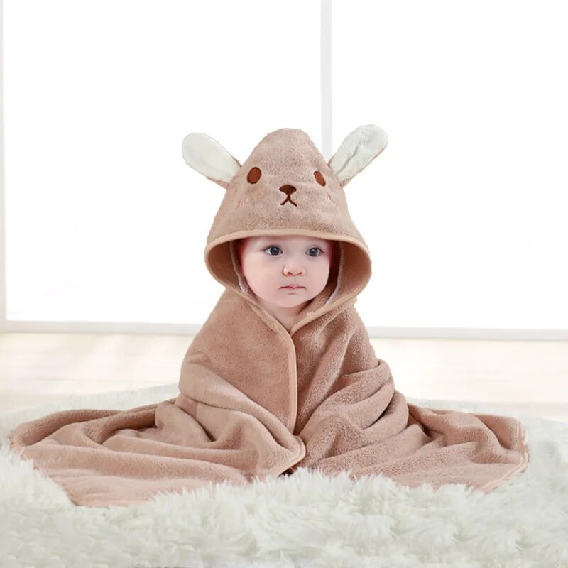 Serviette De Bain Pour Enfant À Motifs Animaux