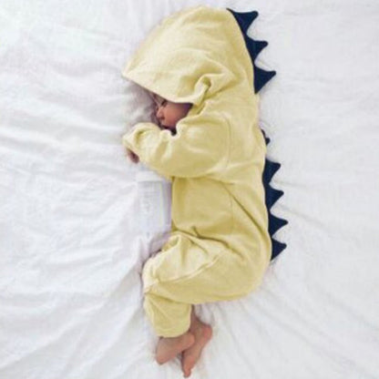 Vue de dos de la combinaison bébé dinosaure