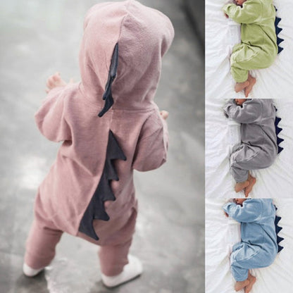 Tenue dinosaure originale pour bébé, vue complète