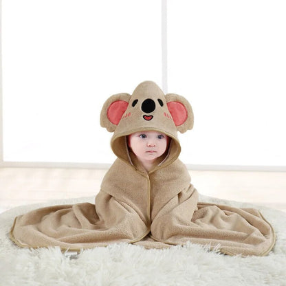 Serviette de bain ludique adaptée aux enfants
