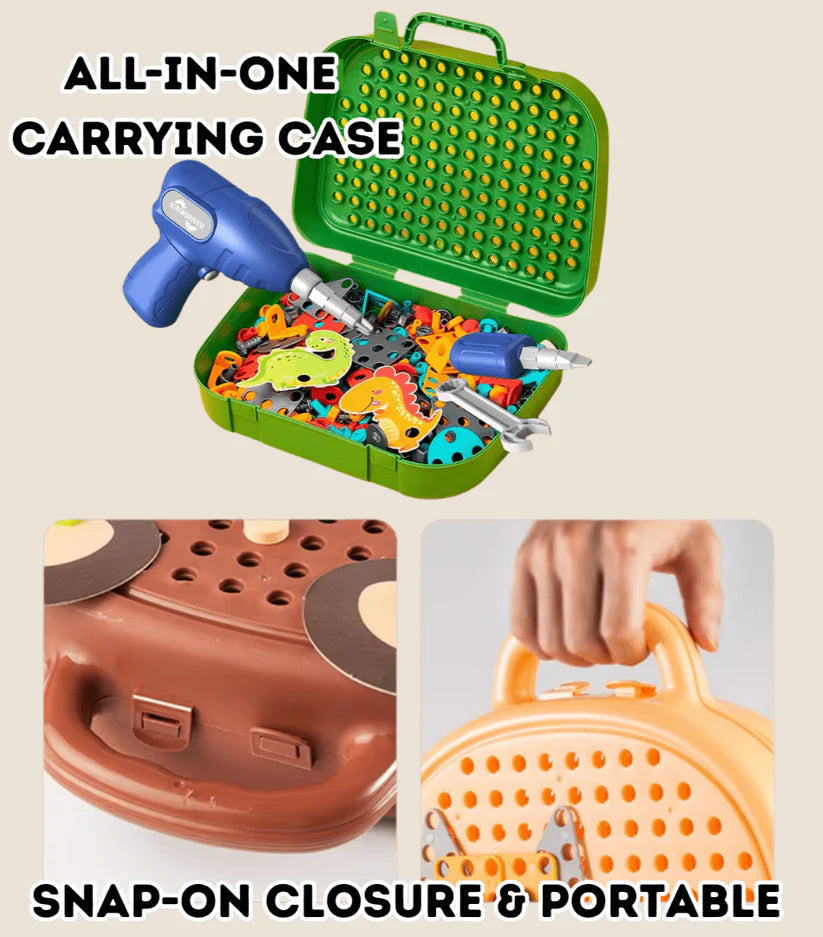 Coffret d’outils jouets pour apprendre en s’amusant