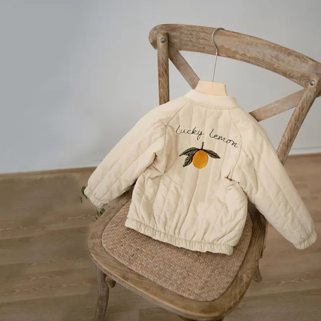 Veste chaude en coton avec fermeture sur le devant