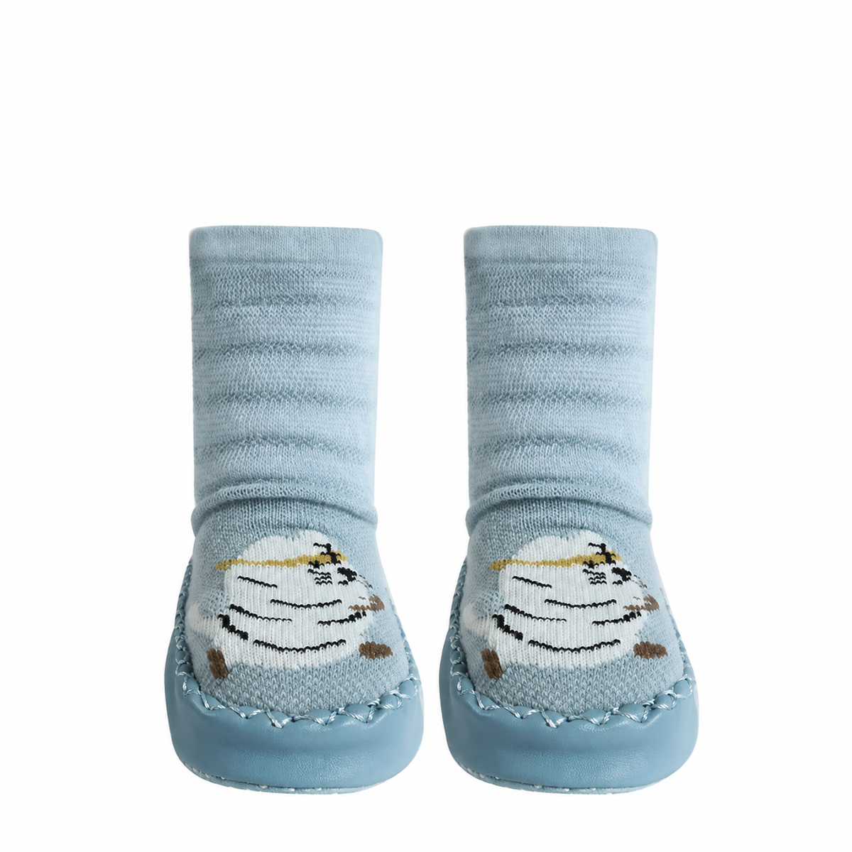 Chaussures chaussettes adaptées aux premiers pas de bébé