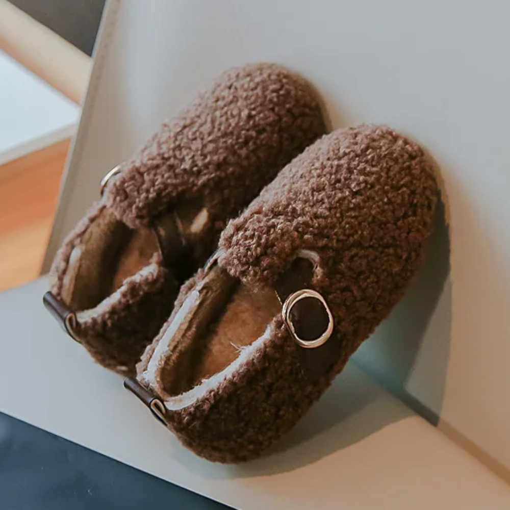 Chaussures D’hiver Enfant Fourrées À Enfiler