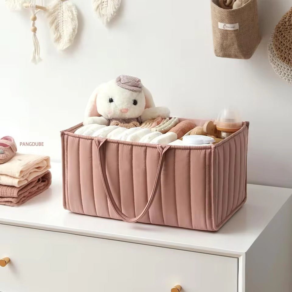 Caddy À Couches En Coton Avec Séparateur Amovible