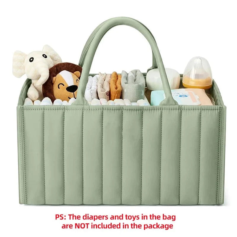 Panier en coton pour produits de soin de bébé