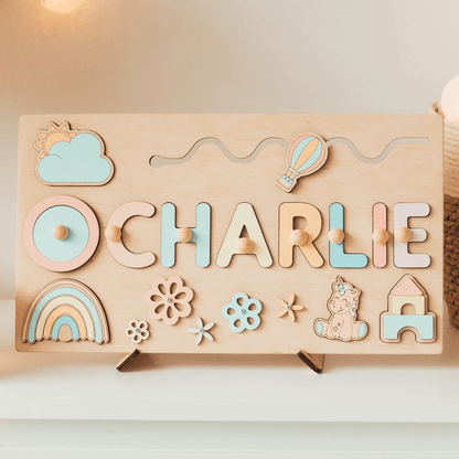 Casse - tête en Bois Personnalisé - Enfant Joyeux FR