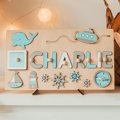 Casse - tête en Bois Personnalisé - Enfant Joyeux FR
