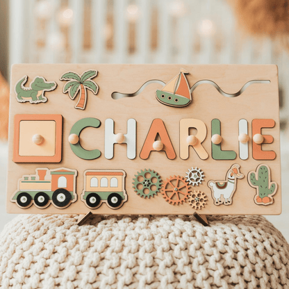 Casse - tête en Bois Personnalisé - Enfant Joyeux FR