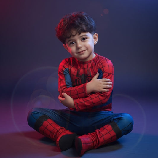 Ensemble de déguisement de super-héros musclé pour enfant