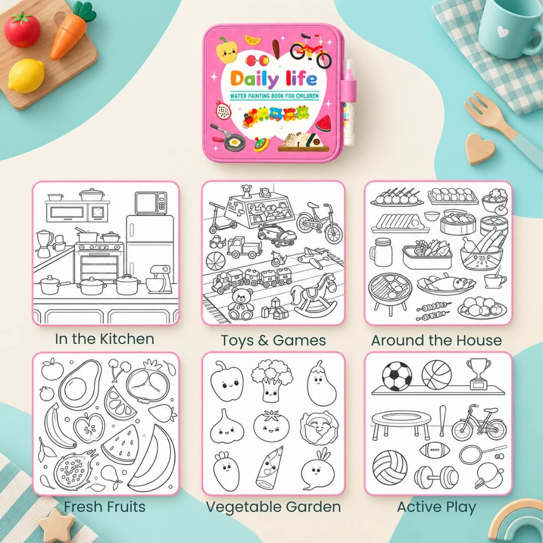 Livre de coloriage compact adapté aux déplacements